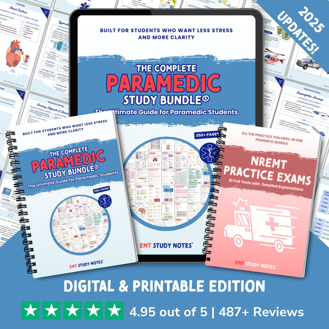 Paramedic NREMT Study Bundle Mockup.jpg__PID:8d63c9df-8f46-43ad-9ab5-0e7f55b0e05e